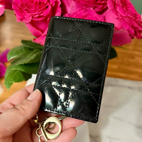 Lady Dior Flat cardholder - Picture 1 of 6
